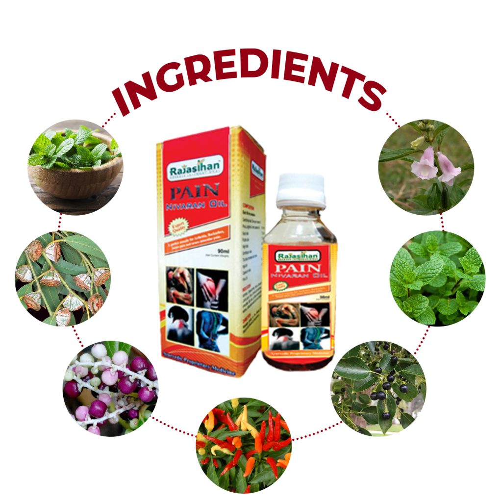 pain niwaran oil ingredients